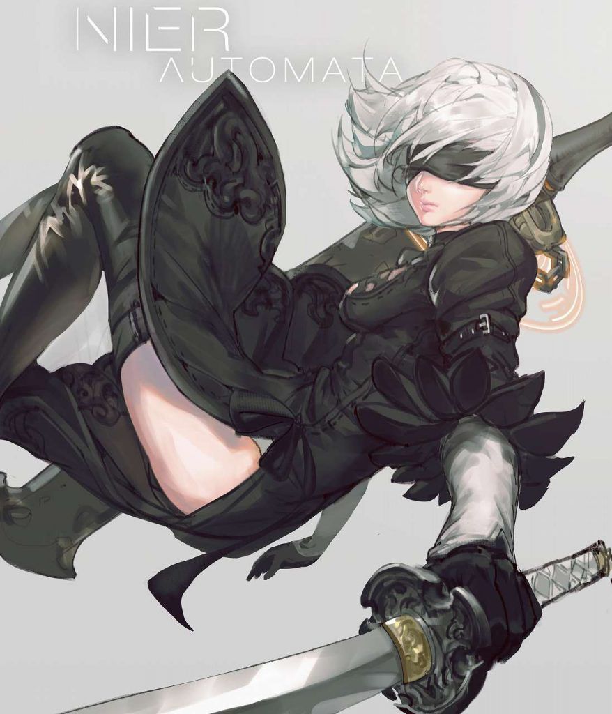 【NieR Automata】Cute erotic image summary that comes out with 2B's ecchi 1