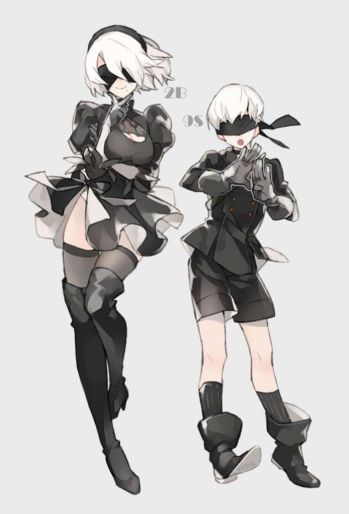 【NieR Automata】Cute erotic image summary that comes out with 2B's ecchi 10