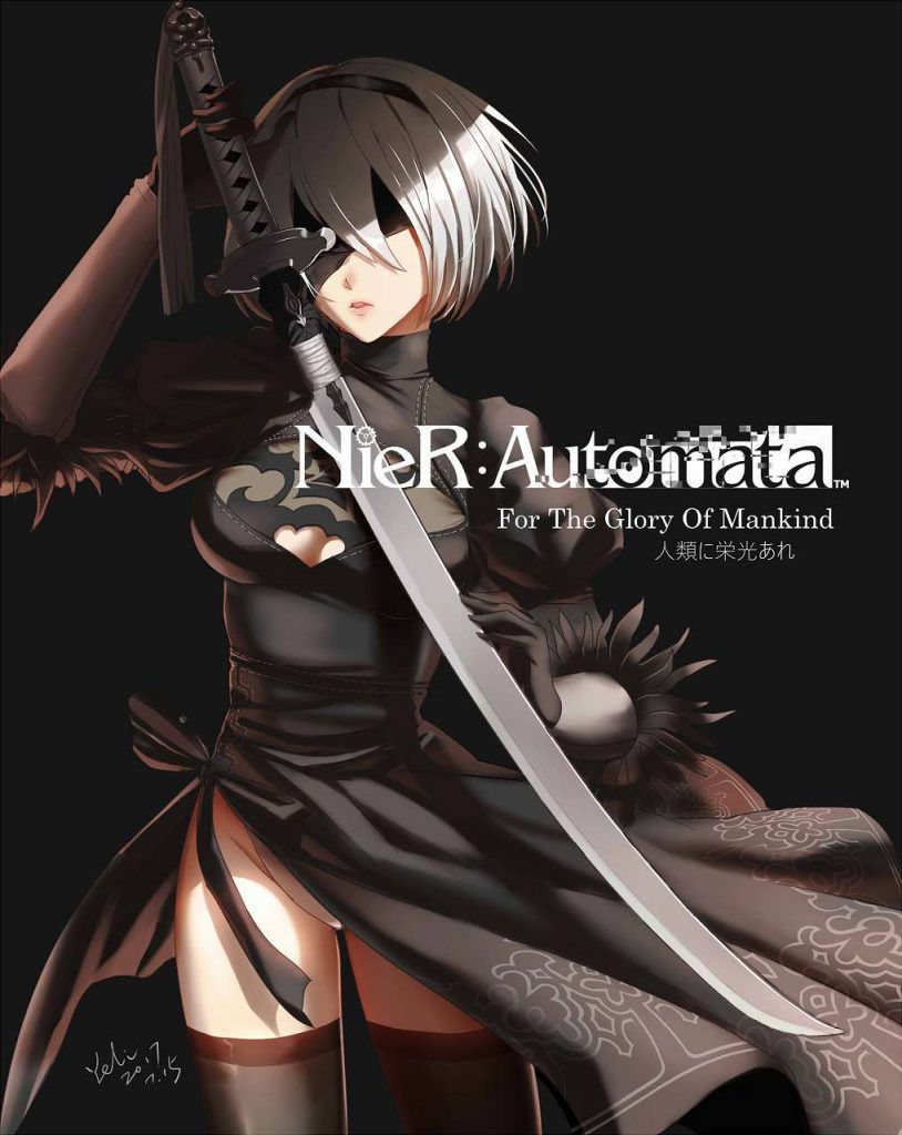 【NieR Automata】Cute erotic image summary that comes out with 2B's ecchi 14