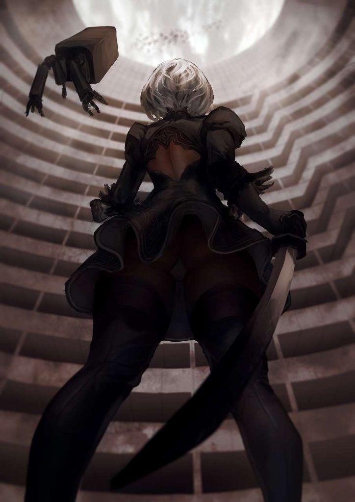 【NieR Automata】Cute erotic image summary that comes out with 2B's ecchi 20