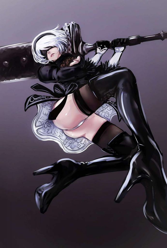 【NieR Automata】Cute erotic image summary that comes out with 2B's ecchi 6