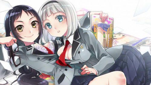 Erotic anime summary Beautiful girls and beautiful girls whose bras are visible from the gaps in clothes [secondary erotic] 14