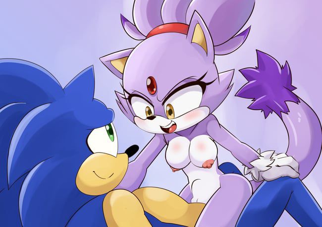 Erotic images of the Sonic series [Blaze the Cat] 6