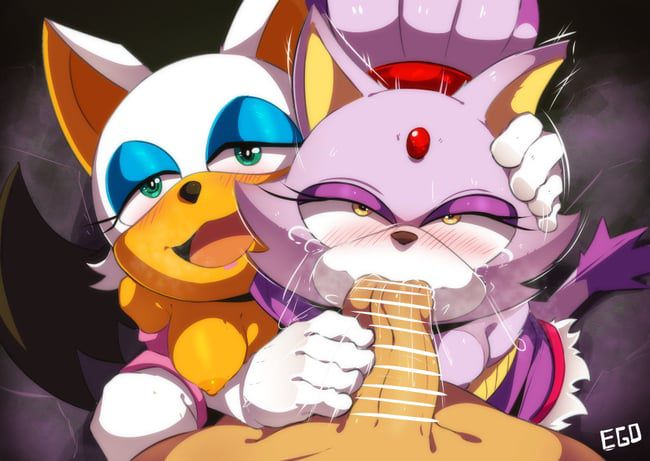 Erotic images of the Sonic series [Blaze the Cat] 69