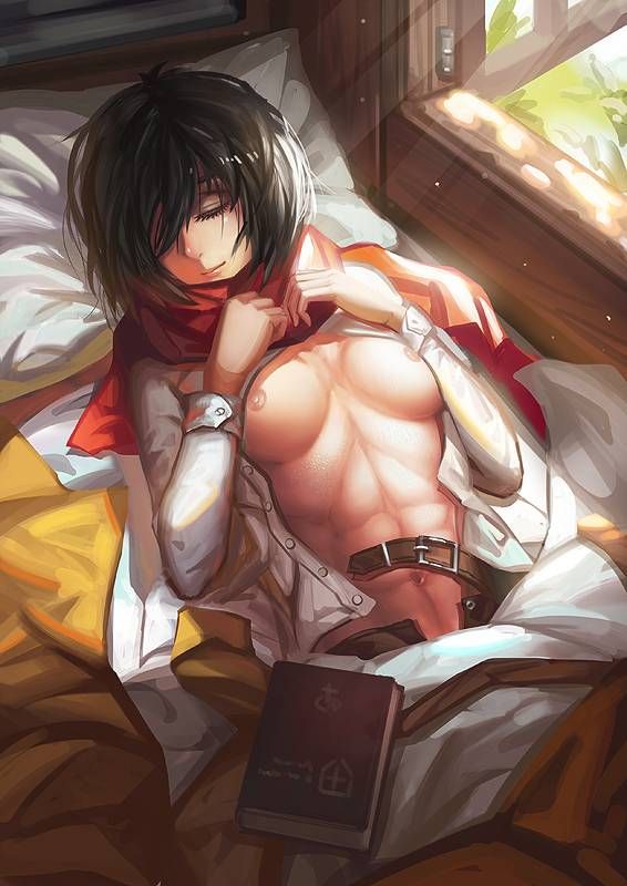 Attack on Titan Mikasa's cute H secondary erotic image 14