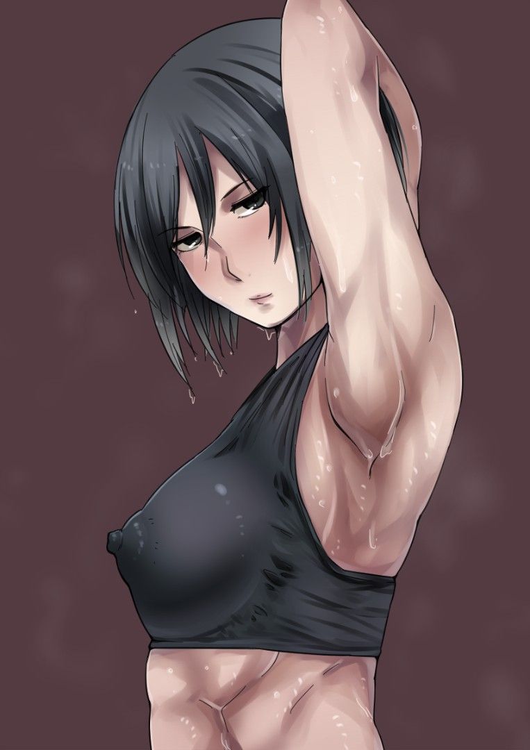 Attack on Titan Mikasa's cute H secondary erotic image 19