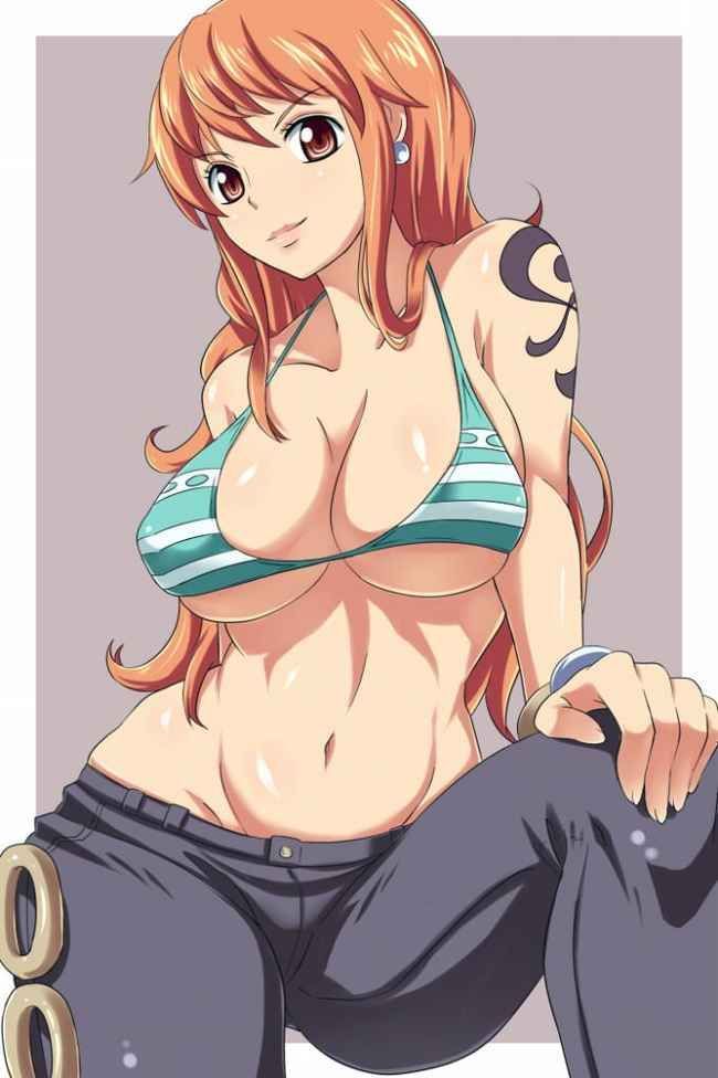 【One piece】Nami's cool and cute secondary erotic image 10