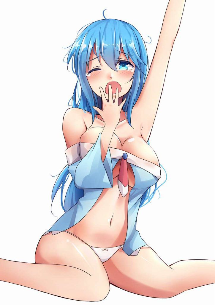 [Bless this wonderful world! ] Cool and cute secondary erotic images of Aqua 1