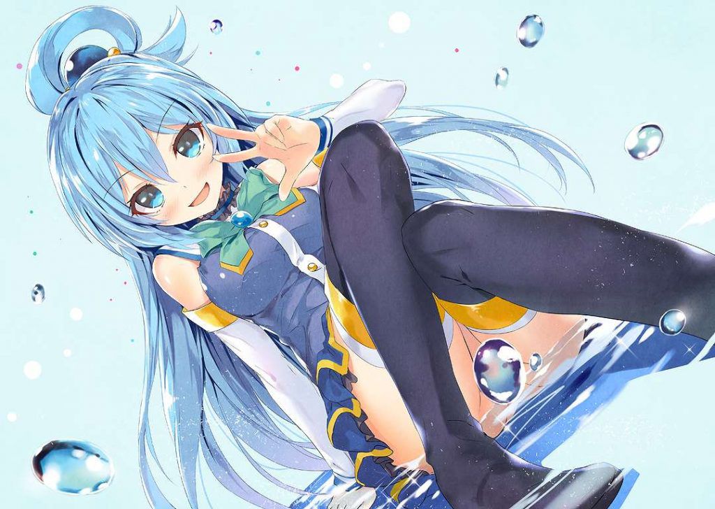 [Bless this wonderful world! ] Cool and cute secondary erotic images of Aqua 11