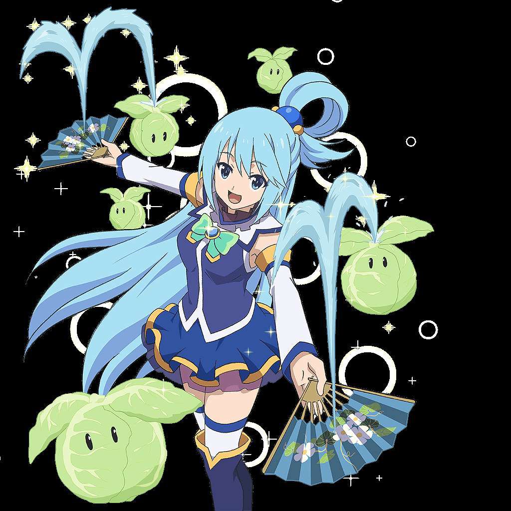 [Bless this wonderful world! ] Cool and cute secondary erotic images of Aqua 8