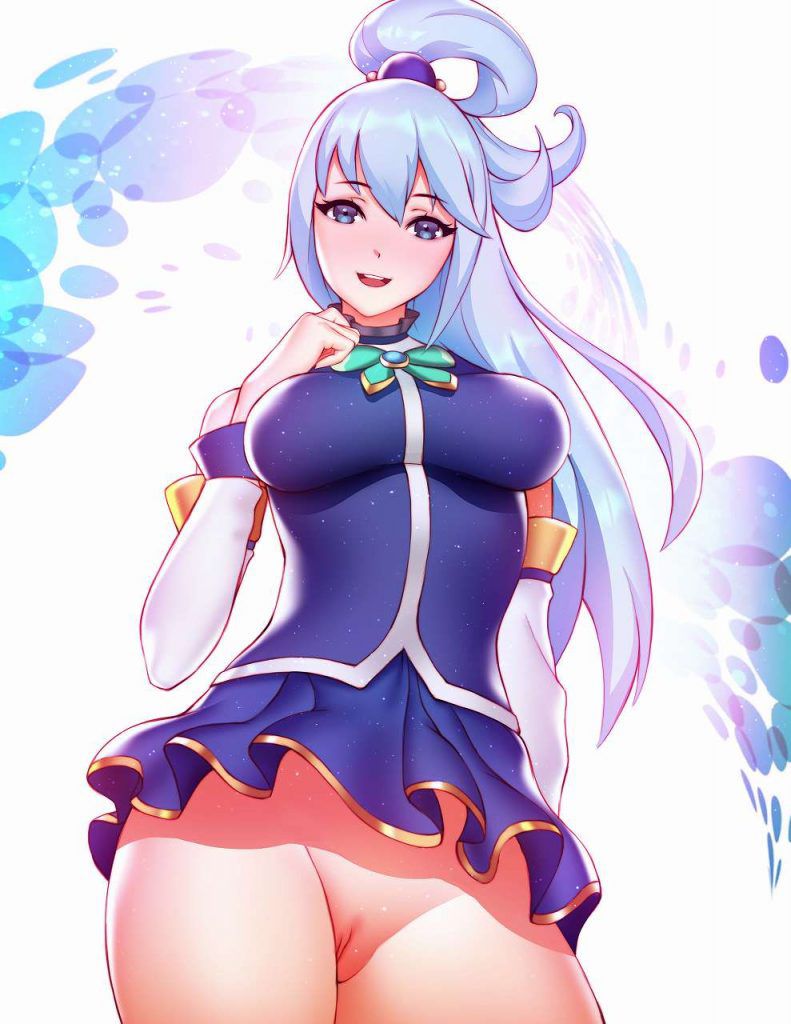 [Bless this wonderful world! ] Cool and cute secondary erotic images of Aqua 9