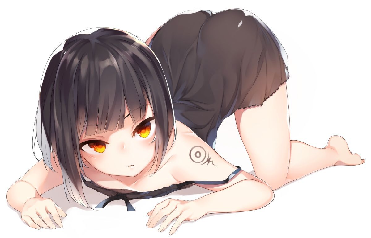 【Secondary erotic】 Here is an erotic image of a girl who is crawling on all fours as if to say that she wants you to commit in the back 11