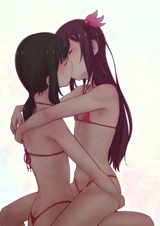 【Secondary erotic】 Here is an erotic image where lesbian girls are densely intertwined 19