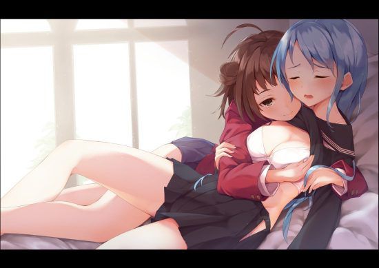 【Secondary erotic】 Here is an erotic image where lesbian girls are densely intertwined 24