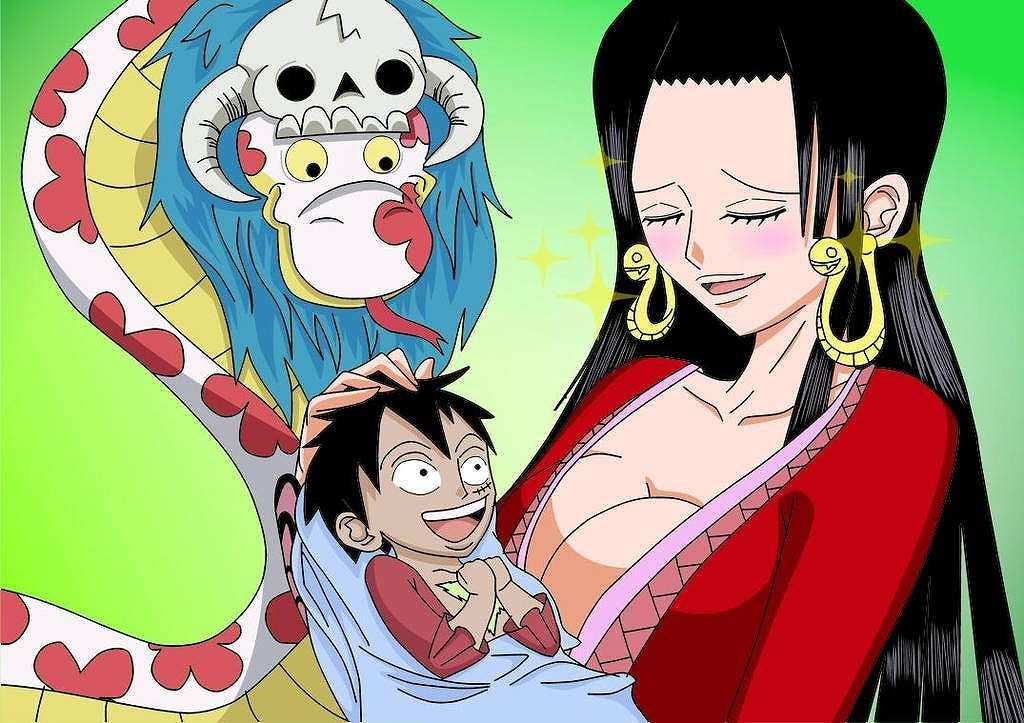 【One Piece Erotic Image】The secret room for those who want to see Hancock's ahe face is here! 8