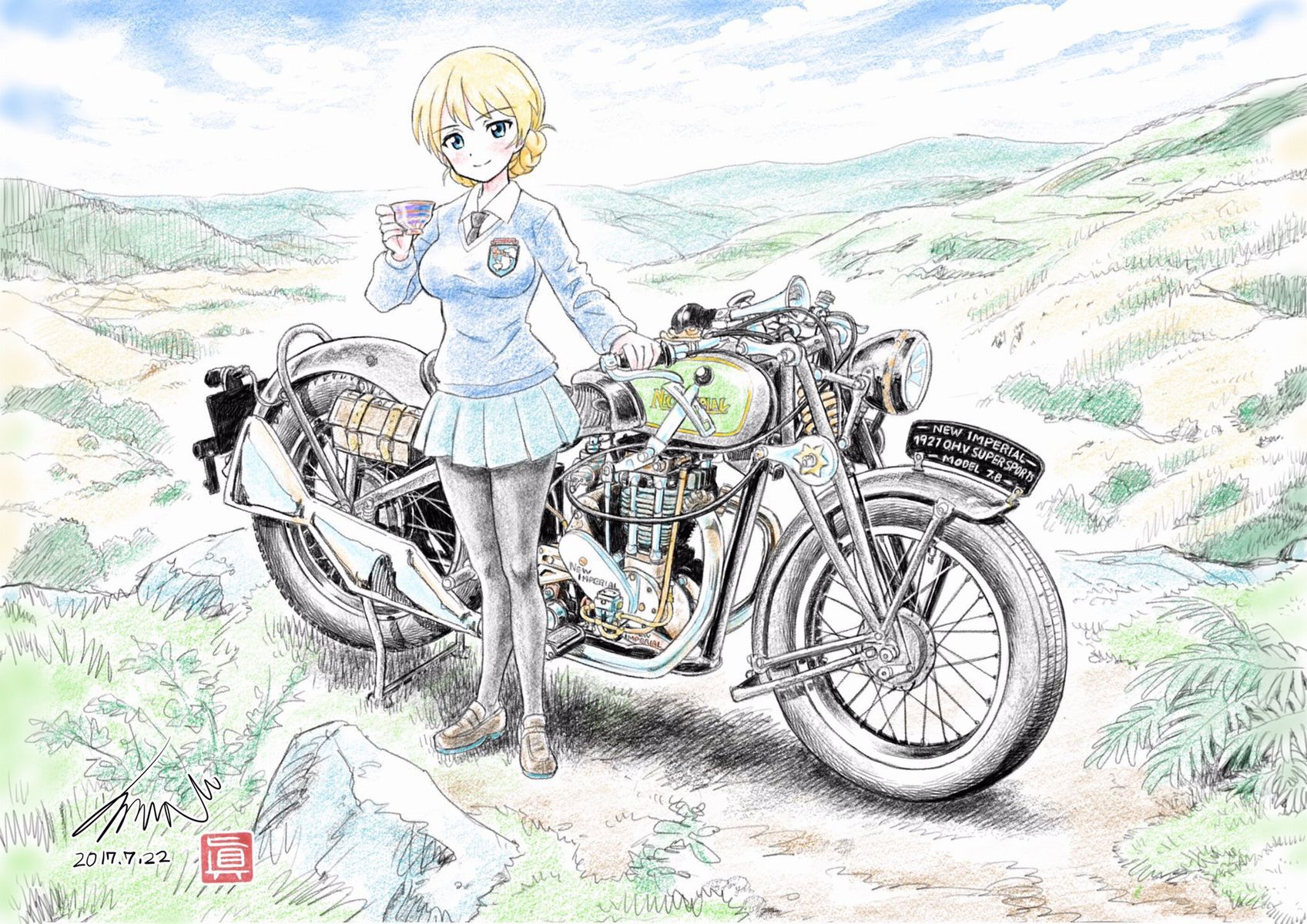 [Girls &amp; Panzer] Was there such a transcendent ello erotic darjeeling coming out secondary erotic image? ! 15