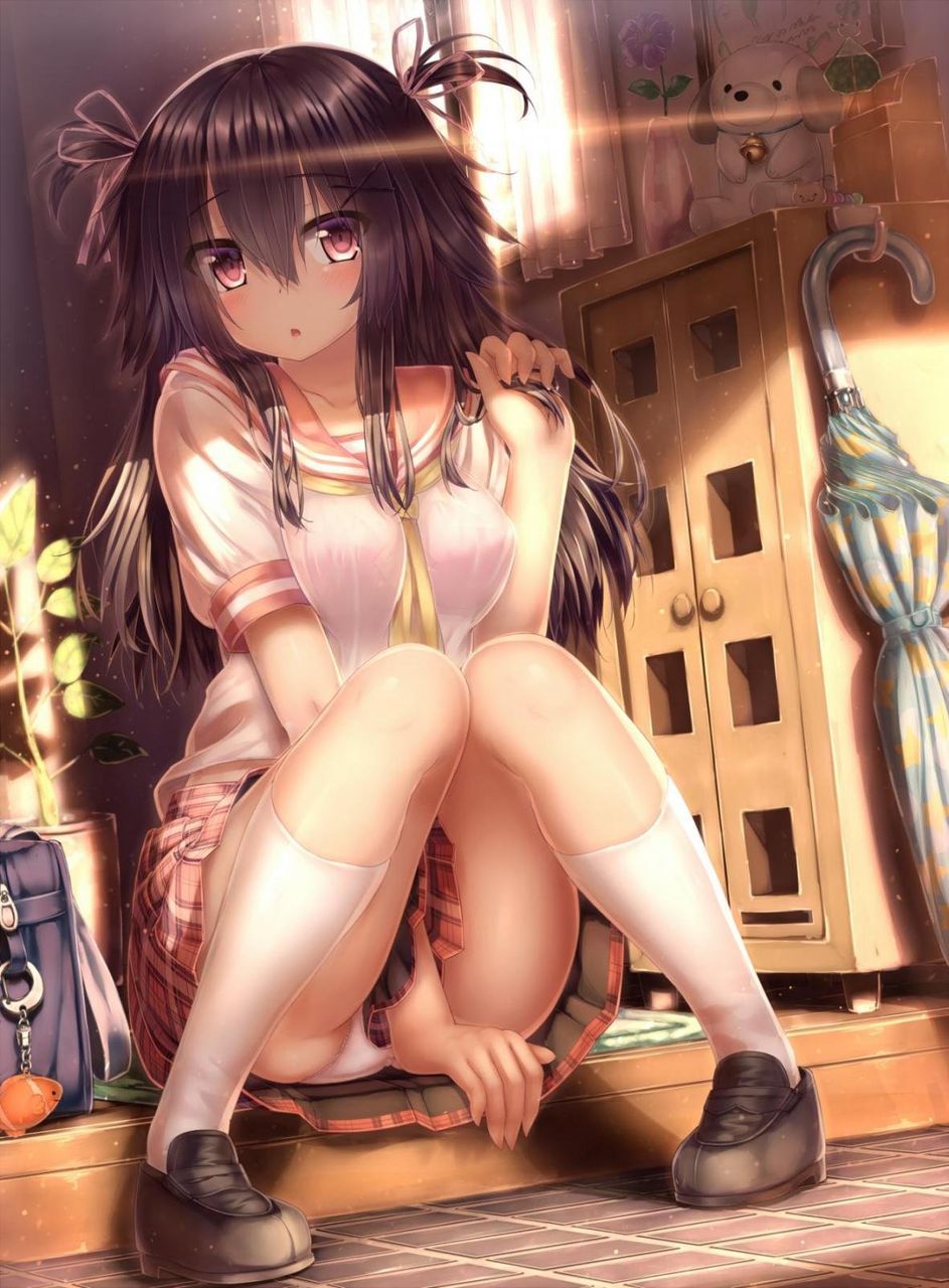 [Erotic anime summary] familiar panchira lucky lewd erotic image where pants can be seen [secondary erotic] 19