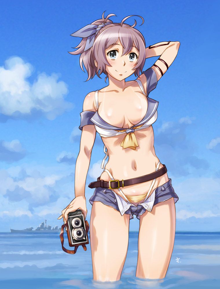 Aoba's erotic secondary erotic images are full boobs! [Fleet Collection] 2