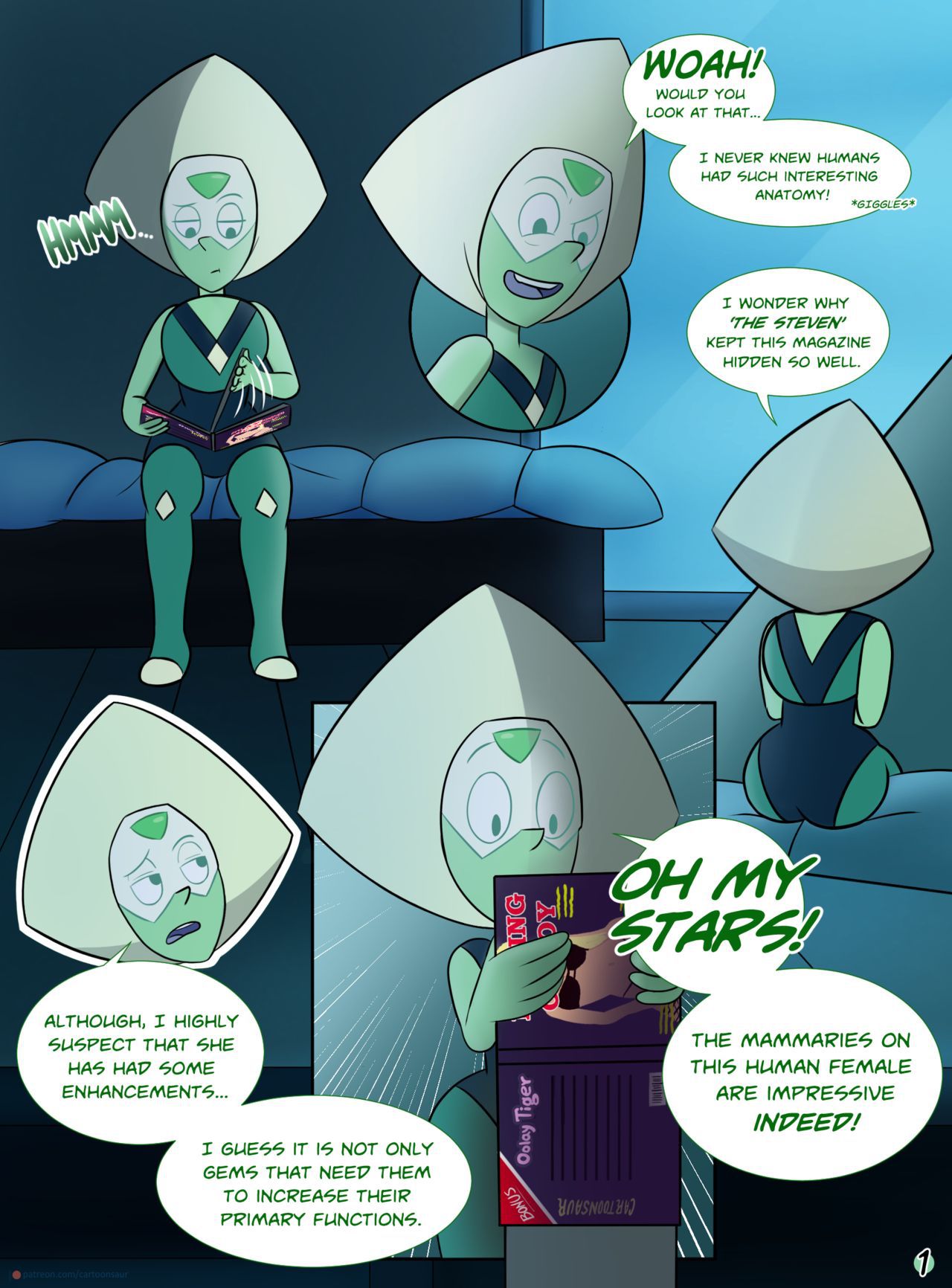 [Cartoonsaur] Peridot ‘Experiments’ (Steven Universe) [Ongoing] 2