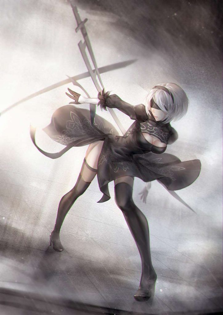 【NieR Automata】2B Missing Sex Photo Images 16