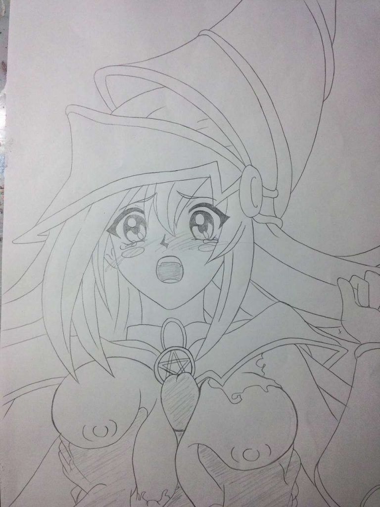 【Erotic Image】Character image of black magician girl who wants to refer to erotic cosplay of Yu-Gi-Oh 10