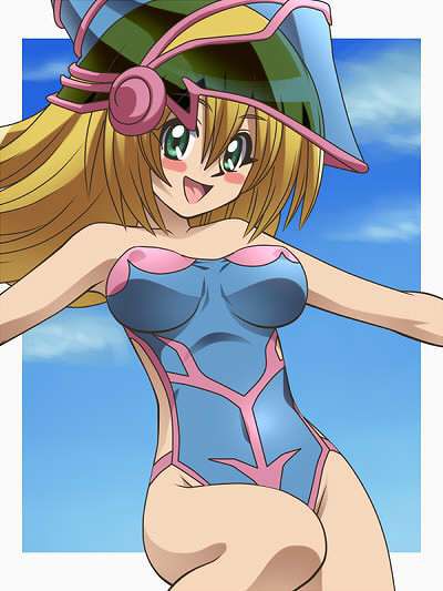 【Erotic Image】Character image of black magician girl who wants to refer to erotic cosplay of Yu-Gi-Oh 2