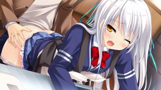【Secondary erotic】 Here is the erotic image of a girl who has sex in the position of the back that seems to be able to violently pierce the 21