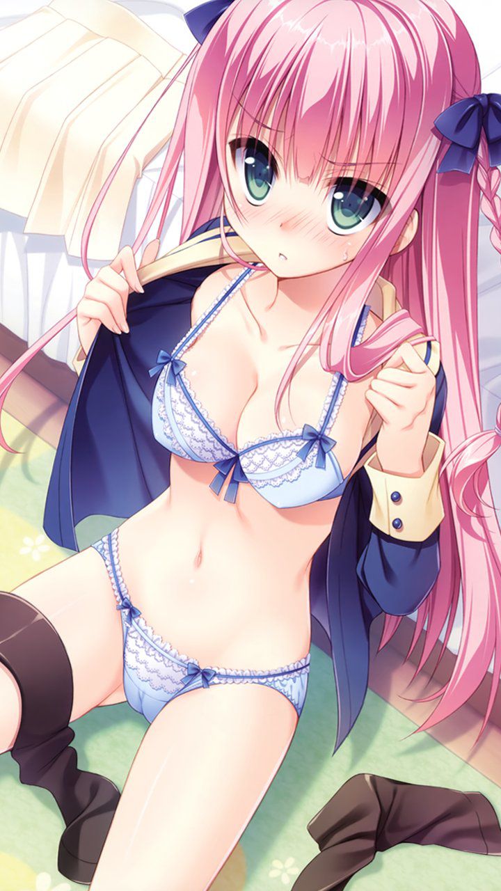 Erotic anime summary Beautiful girls with pink hair with strong doskebe images [secondary erotic] 29