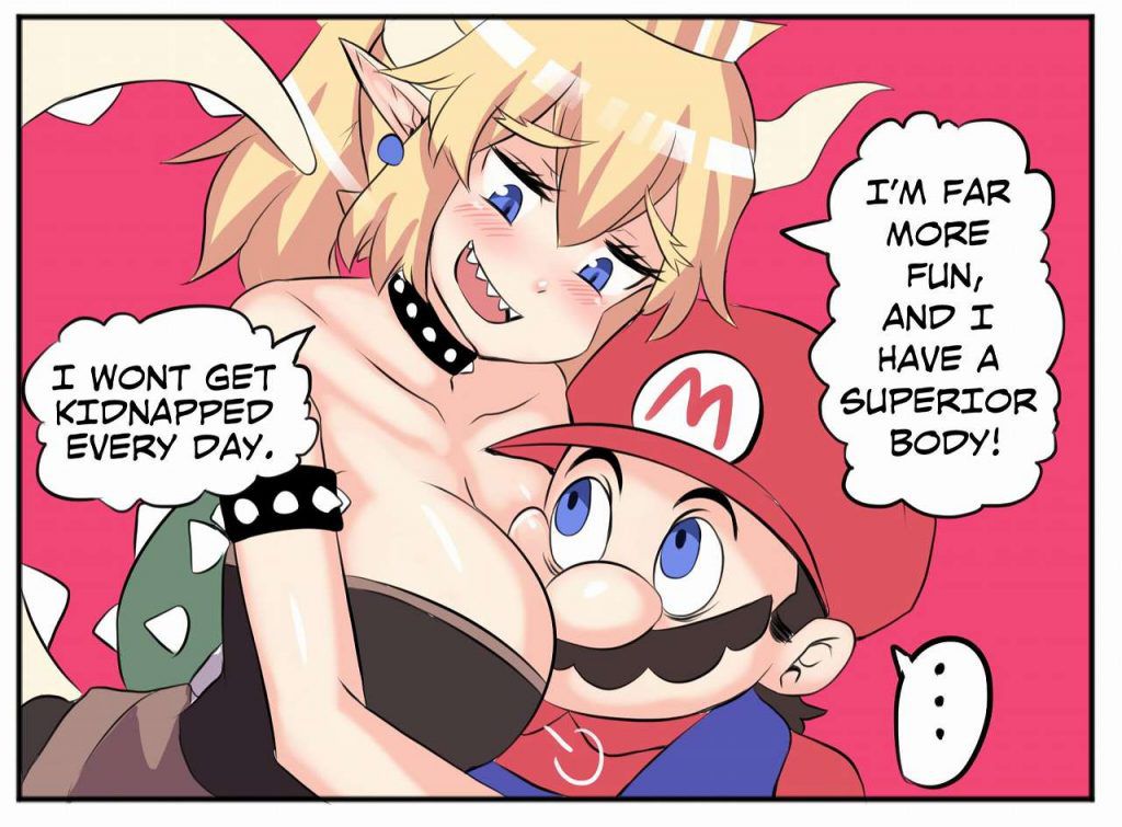 Super Mario Cute erotic image summary that comes through with Princess Bowser's echi 3