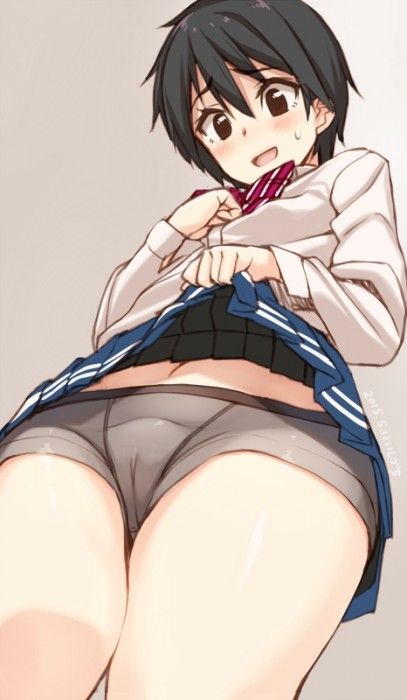 Erotic anime summary Erotic image of a girl who can see variously such as pants and from the clothes raised [secondary erotic] 13