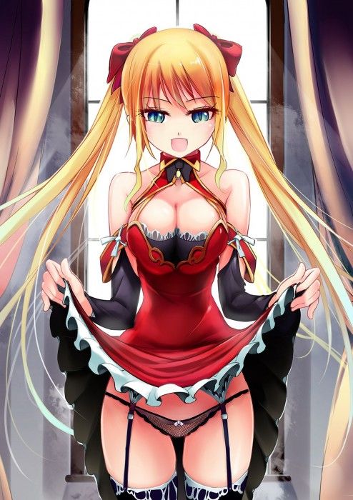 Erotic anime summary Erotic image of a girl who can see variously such as pants and from the clothes raised [secondary erotic] 3