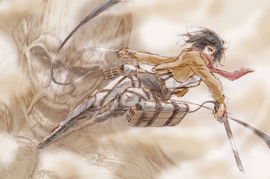 Attack on Titan Immediately pull out with erotic image that I want to suck tightly of Mikasa! 12