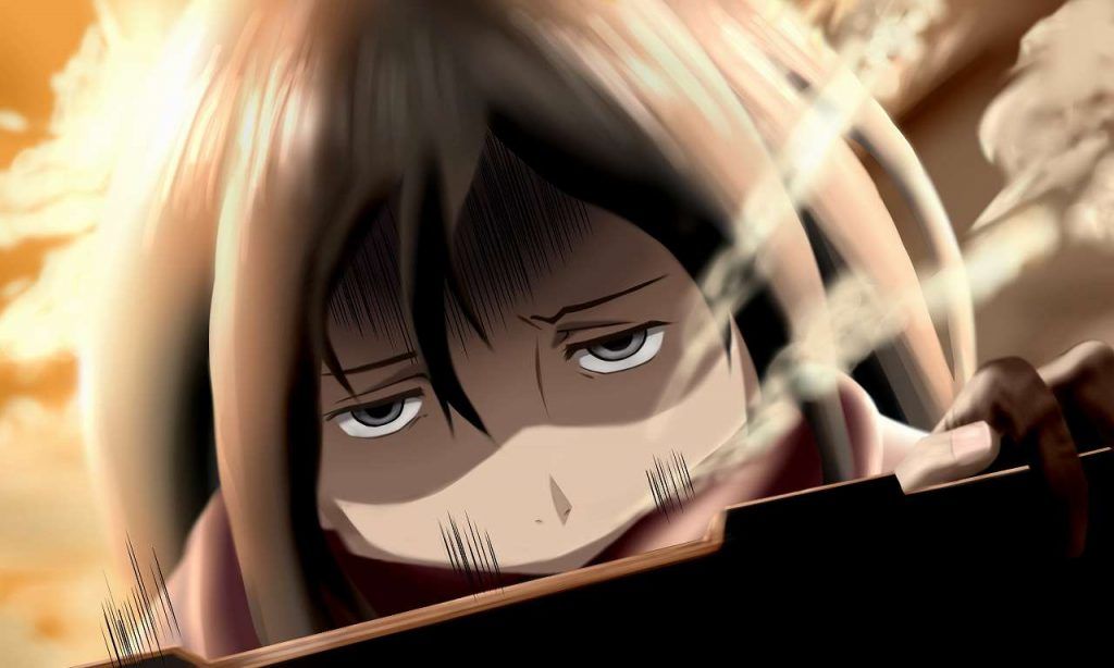 Attack on Titan Immediately pull out with erotic image that I want to suck tightly of Mikasa! 5