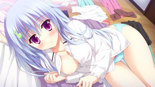 【Secondary erotic】 Here is an erotic image of a girl whose are falling from clothes 28