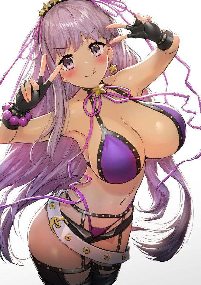 【Fate Grand Order】 A do erotic through image that is a bb's iki face 5