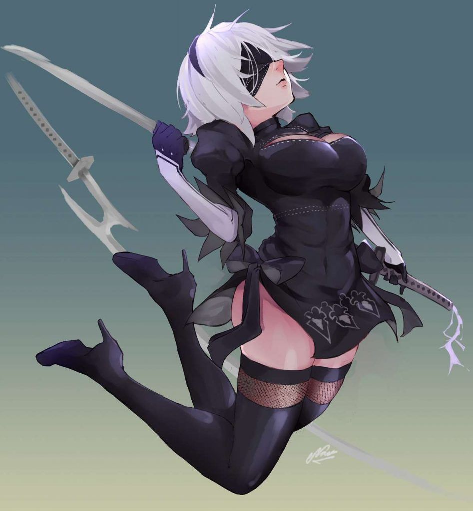 [NieR Automata] 2B's tightly munching erotic image immediately pull out! 12