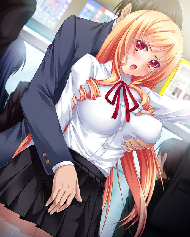 Erotic anime summary Beautiful girls who are molested in the train [secondary erotic] 19