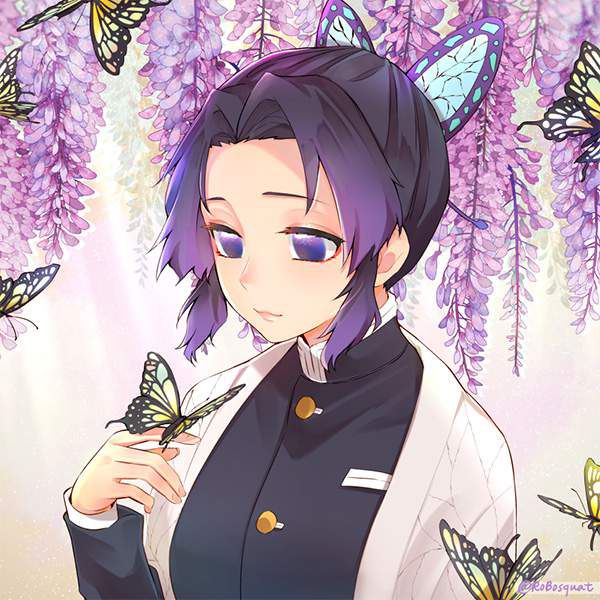 Cute H secondary erotic image of butterfly Shinobu 5