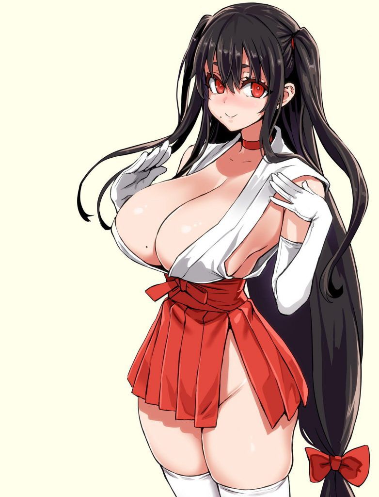 Let's be happy to see the erotic image of the shrine maiden! 16
