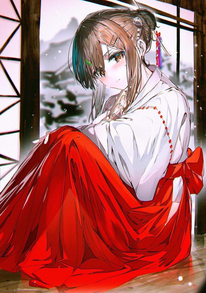 Let's be happy to see the erotic image of the shrine maiden! 19