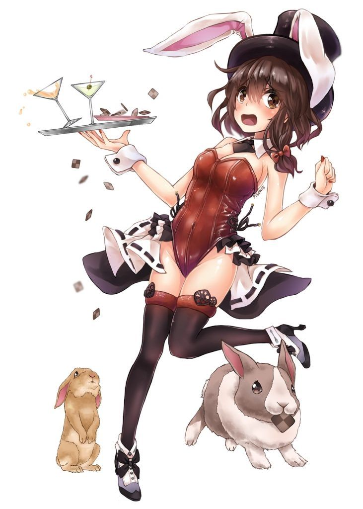 It is an erotic image of a bunny girl! 1