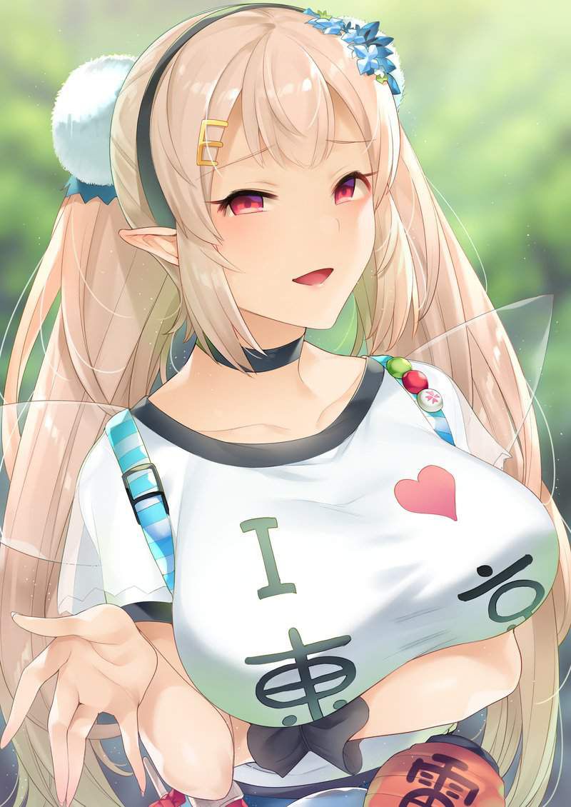 Virtual youtuber Secondary erotic image that you want to be a saddle rich H when you are an elf 16