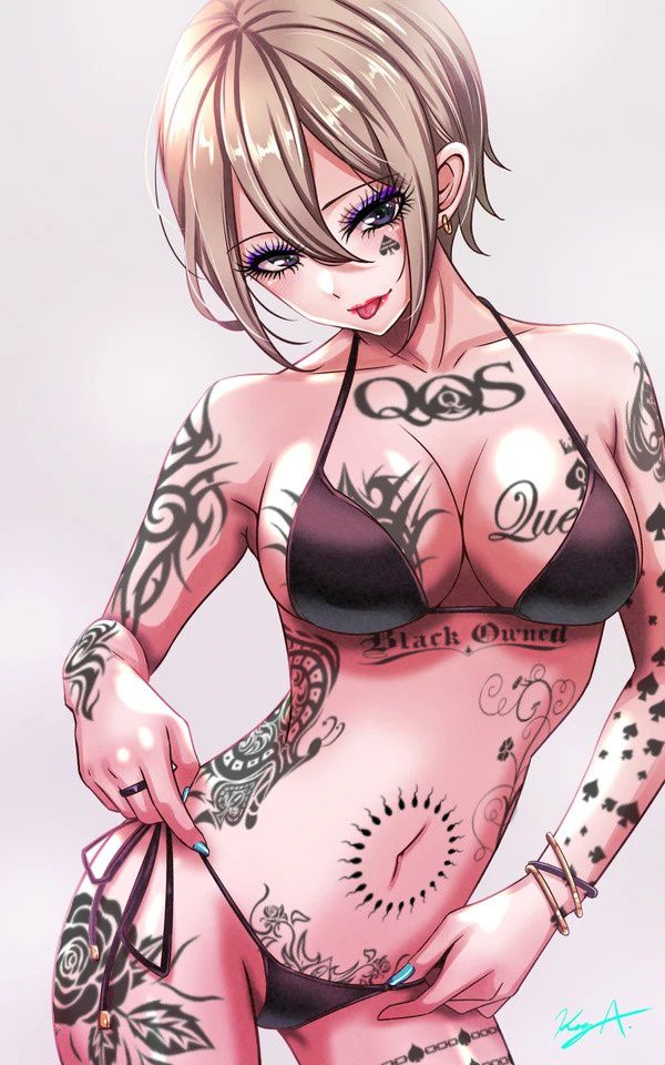 Anime heroines who have been graffitied nasty and hiwai Part 29 10