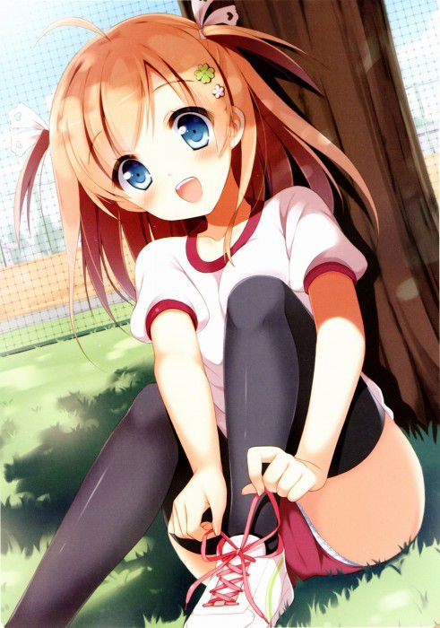 【Secondary erotic】 Here is an erotic image of a girl wearing a bloomer who can legally see ass meat and thighs 14