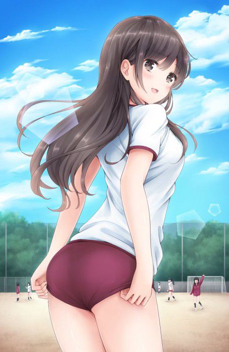 【Secondary erotic】 Here is an erotic image of a girl wearing a bloomer who can legally see ass meat and thighs 2