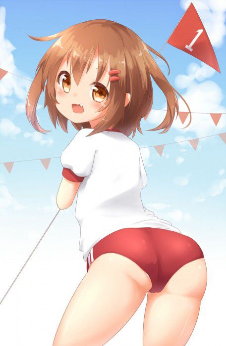 【Secondary erotic】 Here is an erotic image of a girl wearing a bloomer who can legally see ass meat and thighs 29