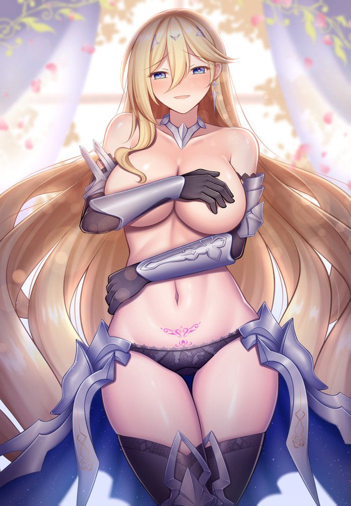 【Secondary】Summary of fantasy erotic images with lewd prints on the stomach 12