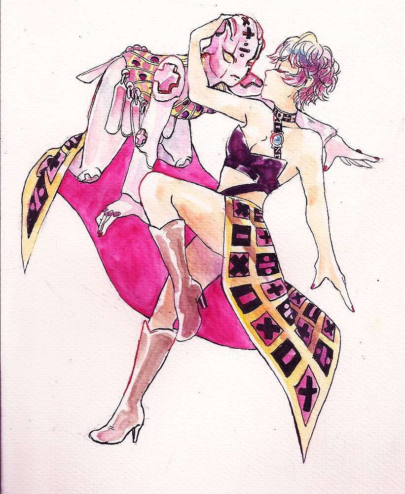 Trish's sexy and missing secondary erotic images [JoJo's Bizarre Adventure] 1