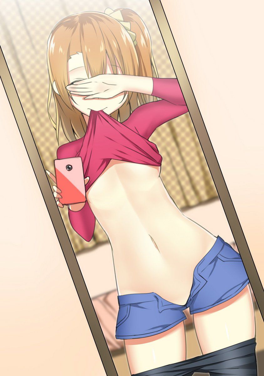 【Secondary erotic】 Here is an erotic image of a girl taking a selfie of her erotic body 17