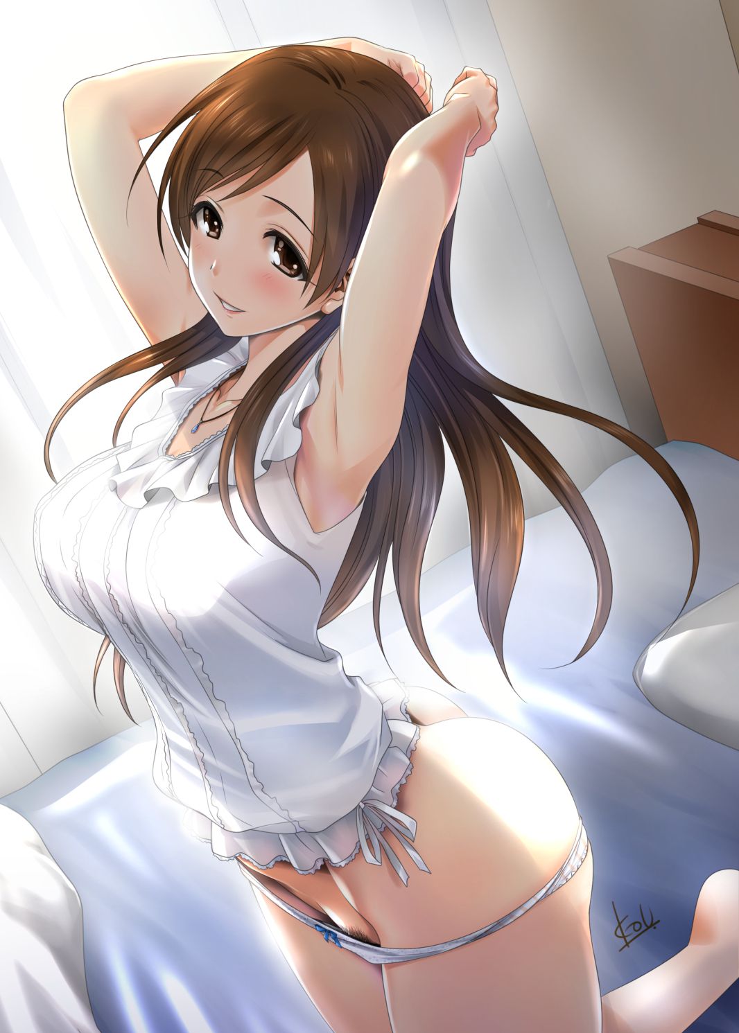 【Erotic anime summary】 The image collection where you can enjoy the eroticism of the taking off pants becomes here [50 sheets] 16